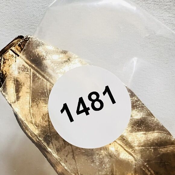 Vintage Rare Belt Buckle Mimi Di N Satin Gold Tone 1982 Laurel Laurel Leaf 1481 - Picture 10 of 10